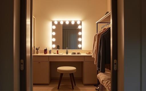 Intérieur de la loge/dressing room