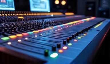Console de mixage audio