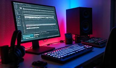 Table de travail sound designer
