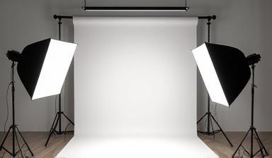 Setup d'éclairage dans le studio photo