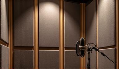 Intérieur du studio d'enregistrement